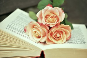 róże i ksiażka